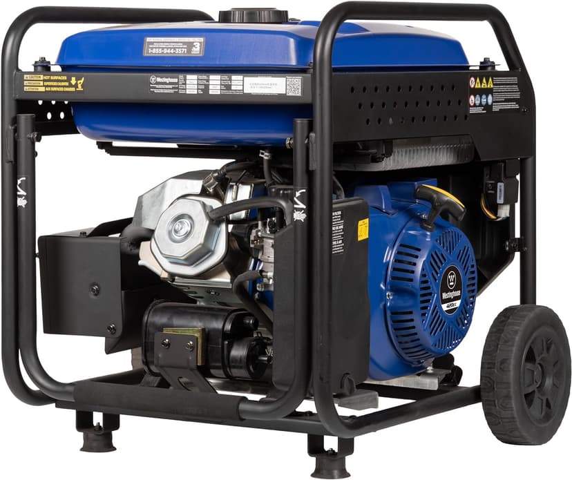 Westinghouse 10000 Peak Watt Portable Open Frame Inverter Generator, Remote Electric Start with Auto Choke, Transfer Switch Ready, Gas Powered, CO Sensor