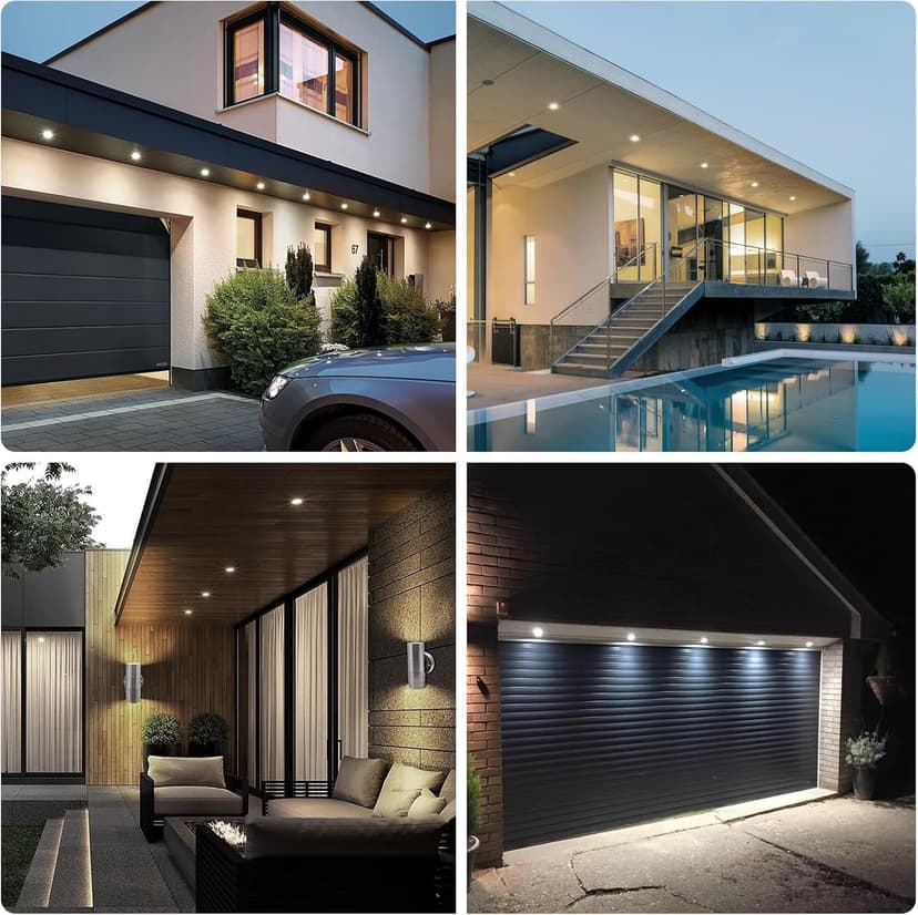 2 Pack LED PAR38 Dusk to Dawn Flood Light Bulbs Outdoor ，20W(200W Equivalent) E26 Base Flood Light Bulbs,5000K Daylight 1800 Lumens LED Flood Light for Outdoor Garden,Garage,Yards