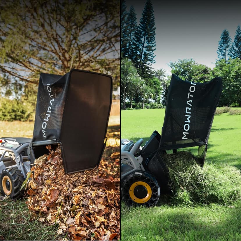 Remote Control Lawn Mower S1 2WD 56V18Ah, Robot Lawn Mower Multi-Functions with 1.8-4.6 Inch Cutting Height 21 Inch Real Blade, Robotic Lawn Mower for 45% Slope(24°) with Mowing 1.12 Acres