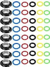 48 Pieces O-Ring Power Pressure Washer Kit 6 Sizes Sealing Stainless Steel Filter for Power Pressure Washers, Pump, Hose, Gun, Wand and Lance