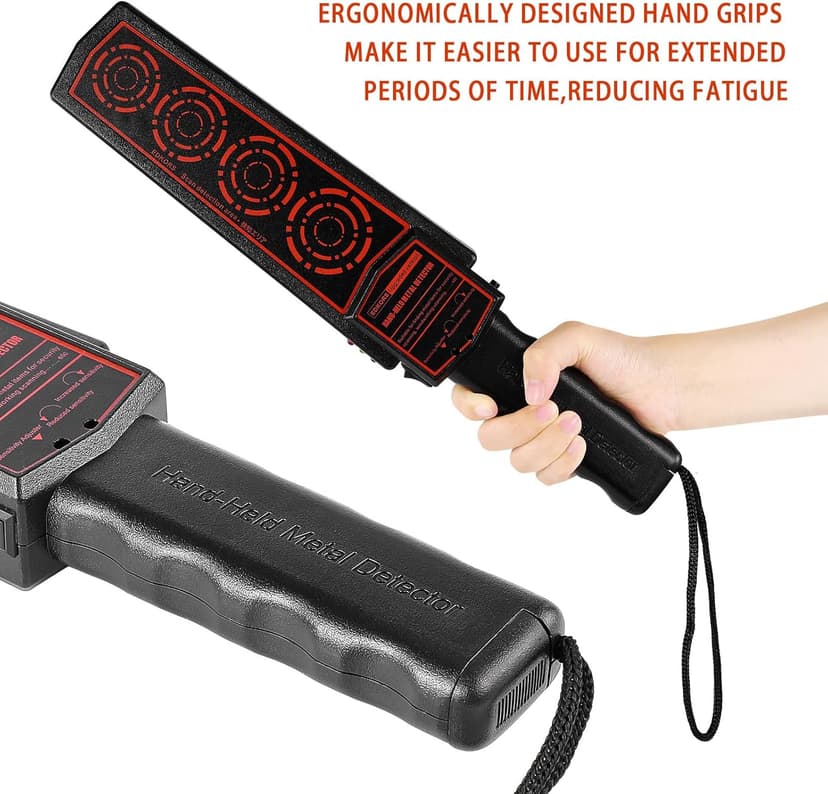 Hand Held Metal Detector Wand,Portable High Sensitivity Security Wand and Woodworking Scanner Tool