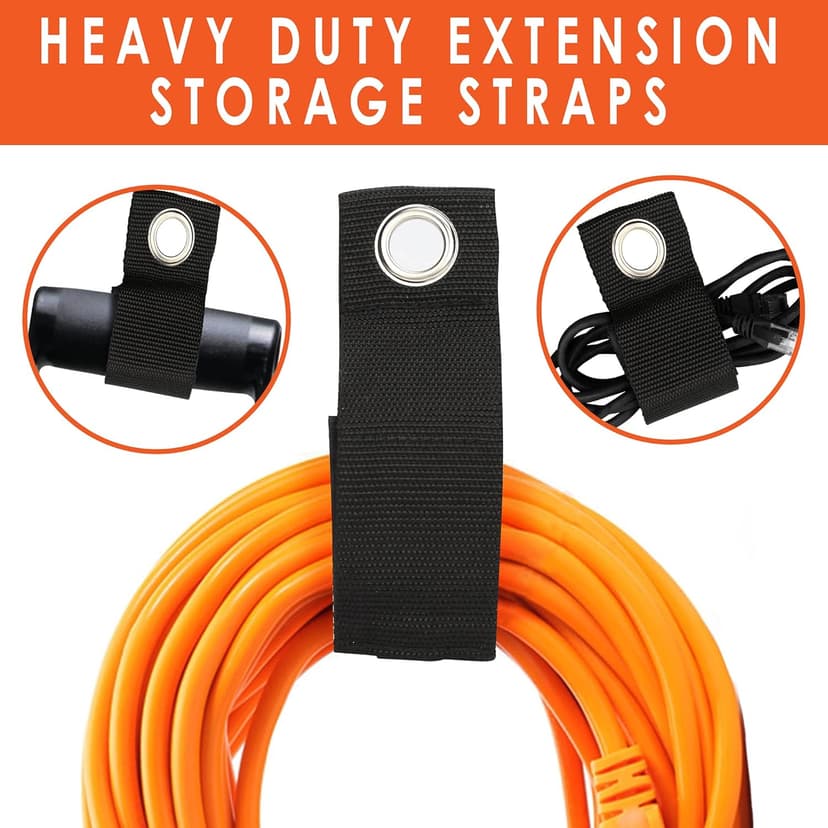 Heavy Duty Steel Hooks, 16 Pack with Anti-Slip Coating - Utility Wall Mount Garage Storage for Hanging Bike, Ladder and Garden Tools