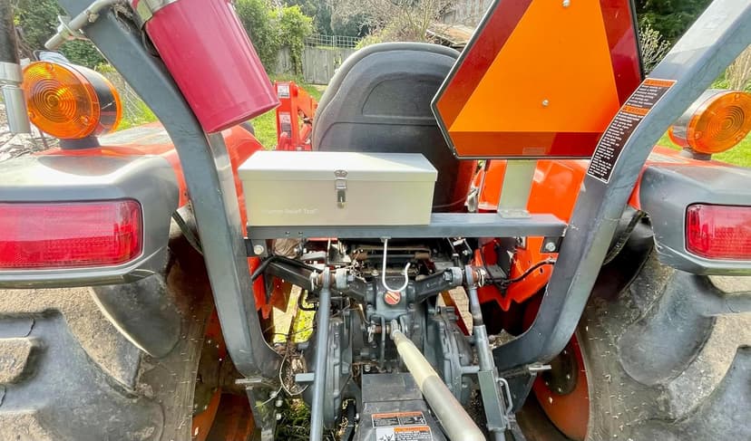 Weatherproof Anodized Aluminum Tractor Tool Box for Kubota, John Deere, Modern Tractors - Universal Fit by Tractor Relief Tool™