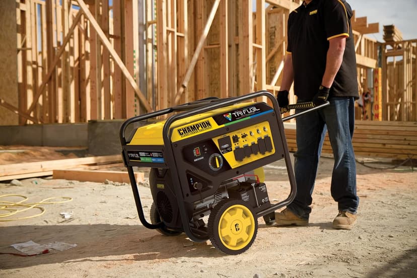 Champion Power Equipment 15,000-Watt Electric Start Tri Fuel Home Backup Portable Generator with CO Shield