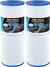 POOLPURE PLFPRB25-IN Hot Tub Filter Replace Unicel C-4326, Guardian 413-106, Filbur FC-2375, FC-2370, 3005845, 17-2327, 100586, 33521, 25392, 817-2500, 5X13 Drop in Spa Filter 2 Pack