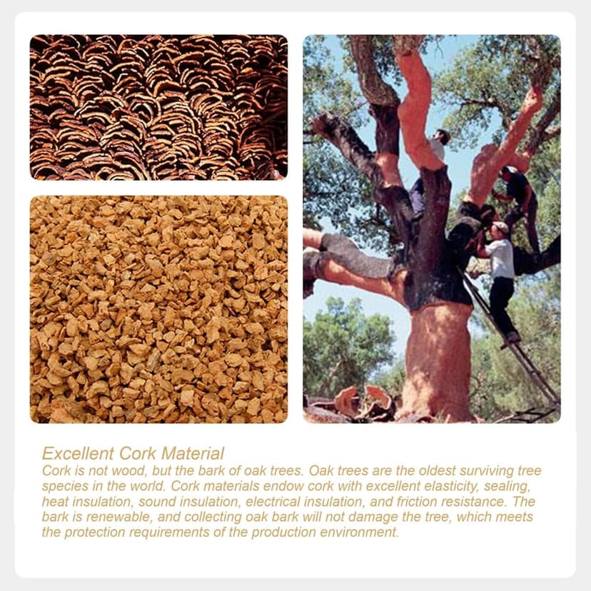 Cork Trivet, Trivets for Hot Dishes, Hot Pads for Kitchen Warm Gifts Cork Rounds for Relatives and Friends