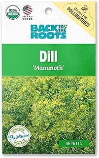 Back to the Roots - 100% Organic Seed Packet - Dill 'Mammoth' 1g