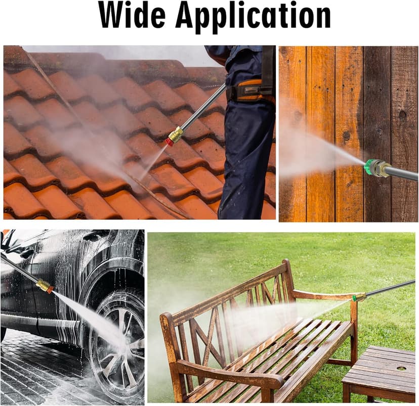 5000 Max PSI Electric Pressure Washer, Power 3.6 GPM Power Washer Machine with Hose Reel,4 Quick Connect Nozzles, Foam Cannon, for Cars, Patios, and Floor Cleaning