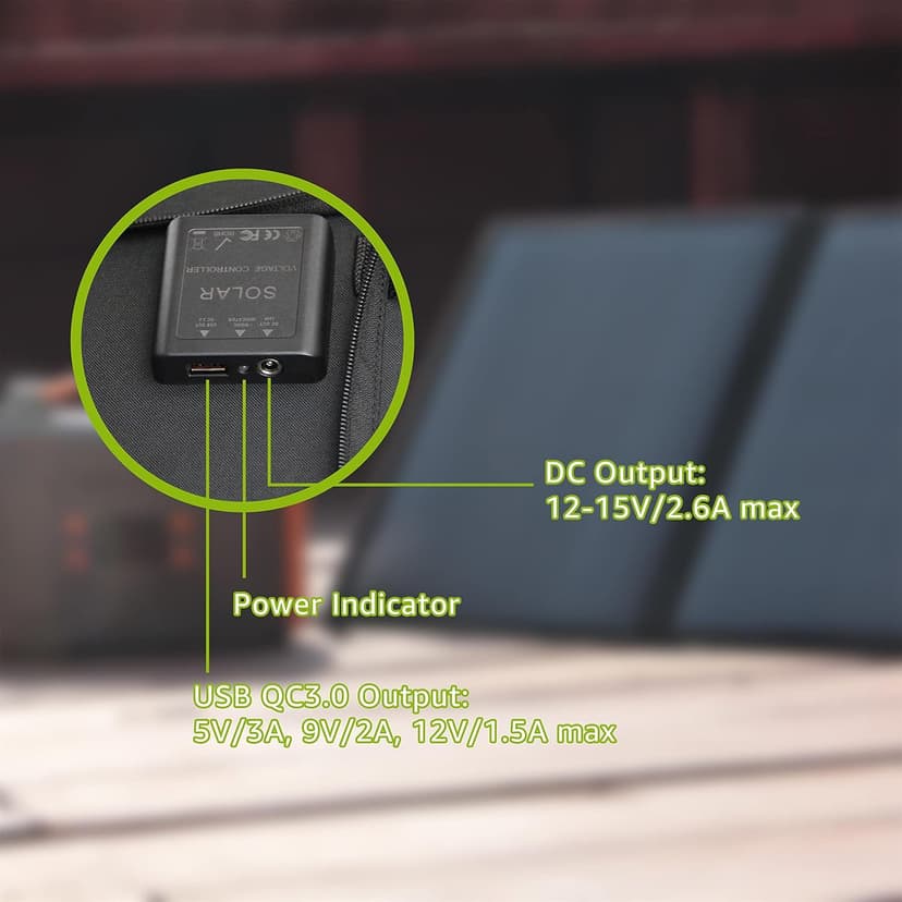 ZeroKor Solar Generator with Panel, 300W Portable Power Station with Solar Panel 40W, 110V Pure Sine Wave AC Outlet Electric Generator for Home Use Outdoor RV Camping