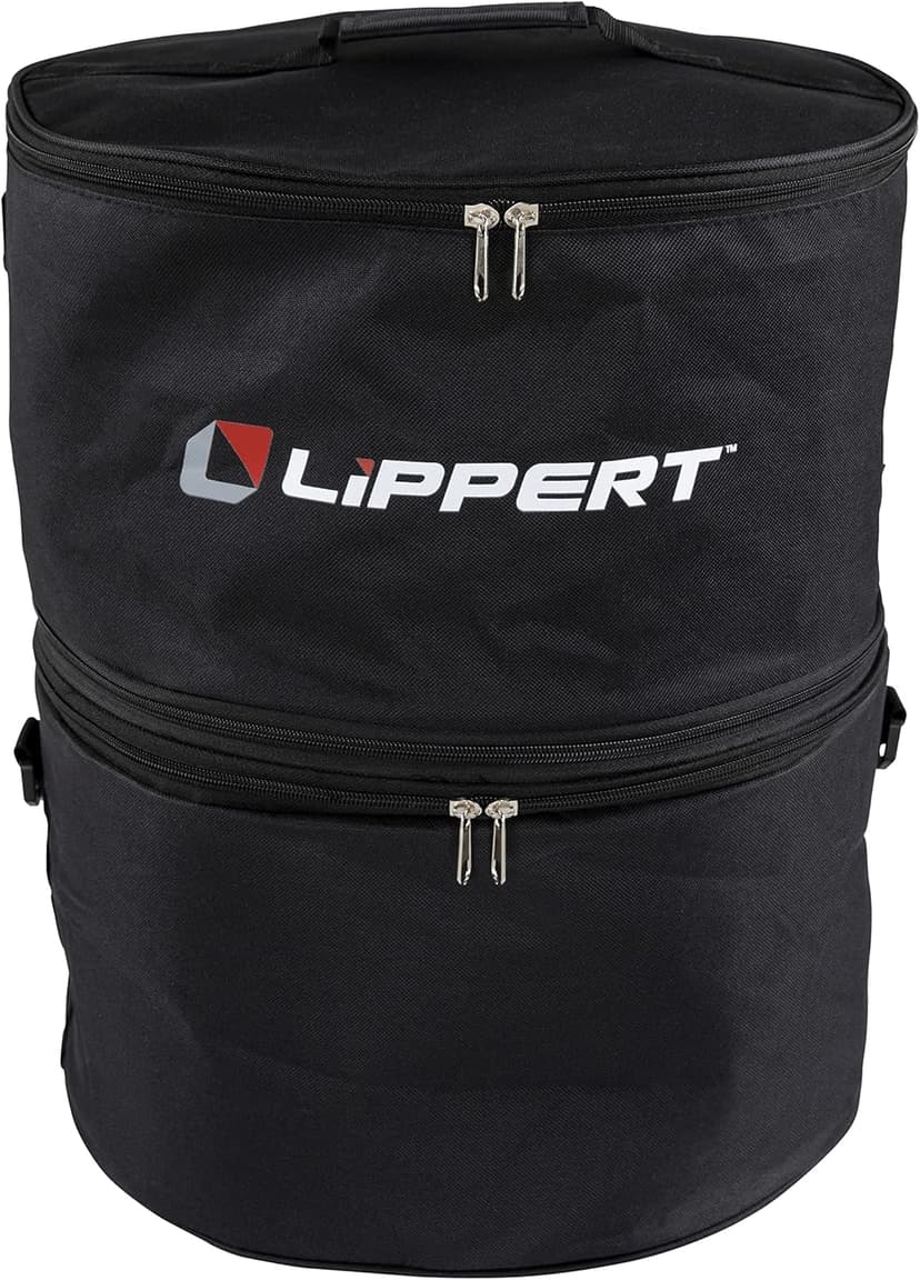 Lippert Odyssey Portable Grill - Compact and Versatile Charcoal Grill for Camping, Tailgating, and Outdoor Cooking - Lightweight and Durable Design with Large Cooking Surface - Amber