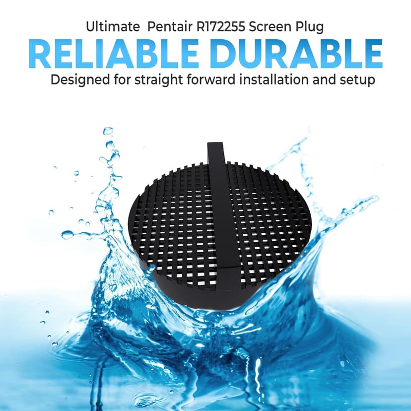 R172255 Screen Replacement Compatible with Pentair Rainbow Automatic Chlorine/Bromine Filters Models 320 & 322 - Heavy Duty Plastic Pool Screen Replacement - for Tablet Feeder