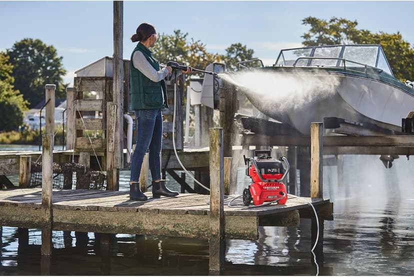 CRAFTSMAN V20 RP Cordless Pressure Washer, 1500 Max PSI, Draws from Any Water Source, Includes (2) 9Ah Batteries and Charger (CMCPW1500N2)