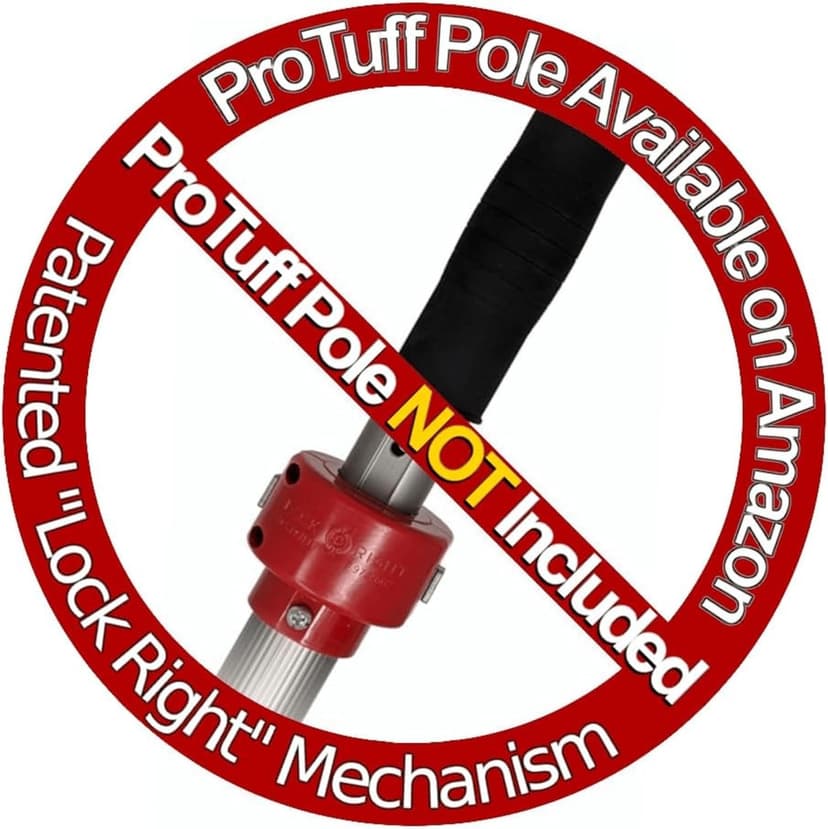 ProTuff 19" Fine Pool Net – Comes Cleans 3X Faster Than Vacuums – Wide Pool Skimmer with Deep Bag for Easy Maintenance – Skimmer Net for Leaves, Bugs & Other Debris