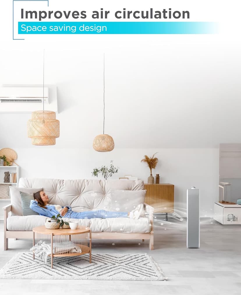 BLACK+DECKER Box Fan with 3 Speed Settings, 20” Box Fan with Carrying Handle, Rotary Knob and Recessed Cord Storage, Portable Fan and Cooling Fan for Home, Office, Garage, Basement & More