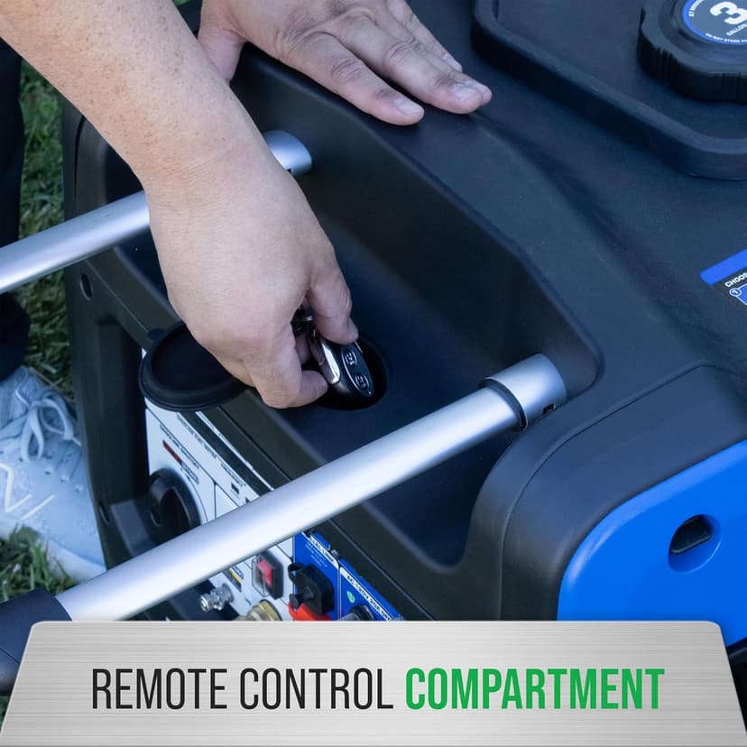 DuroMax XP7000iH 7,000-Watt Dual Fuel Portable Digital Inverter Generator - Gas & Propane, Remote Electric Start, RV & Emergency Ready
