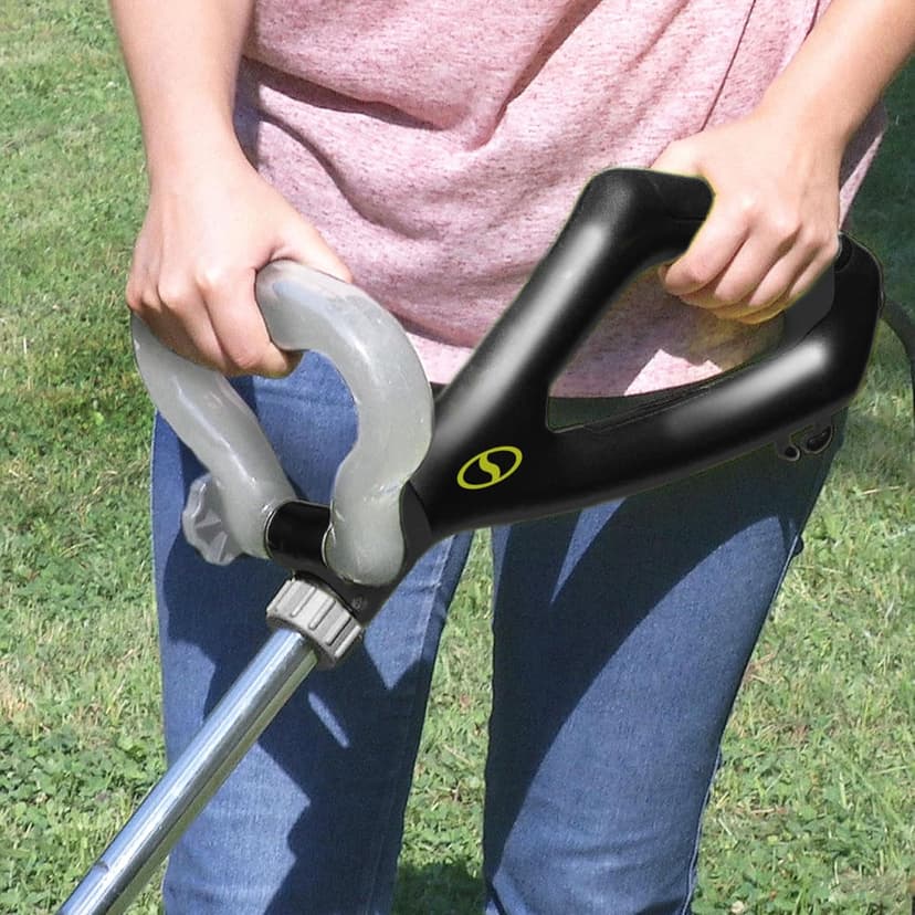 Sun Joe Electric Garden Cultivator with 2.5 Amp Motor and Steel Blades, Cultivates in 6.3 Inch Wide Path for Small Gardens and Flower Beds, Green