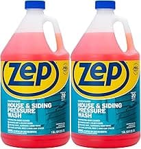 Zep House and Siding Pressure Wash Cleaner Concentrate - 1 Gallon (Case of 2) ZUVWS128 - Construction Grade Formula