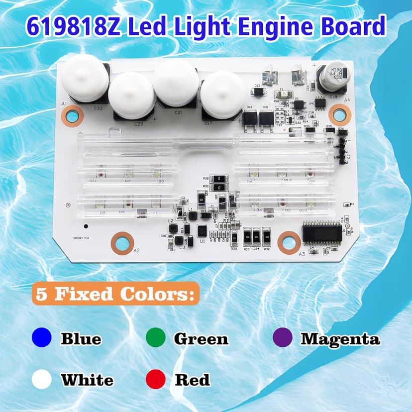 619818Z Led Light Engine Board Replacement for IntelliBrite 5G Color LED Pool Light 2nd Generation
