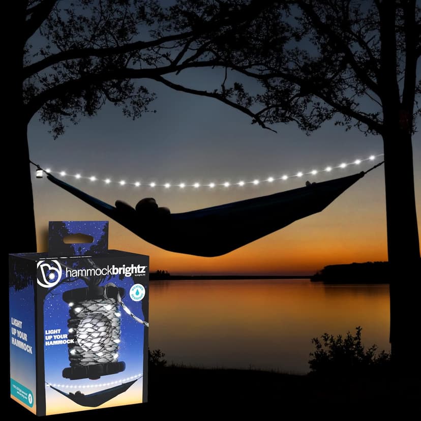 Brightz Hammock Lights - 18' Paracord Light Rope for Camping & Burning Man Accessories