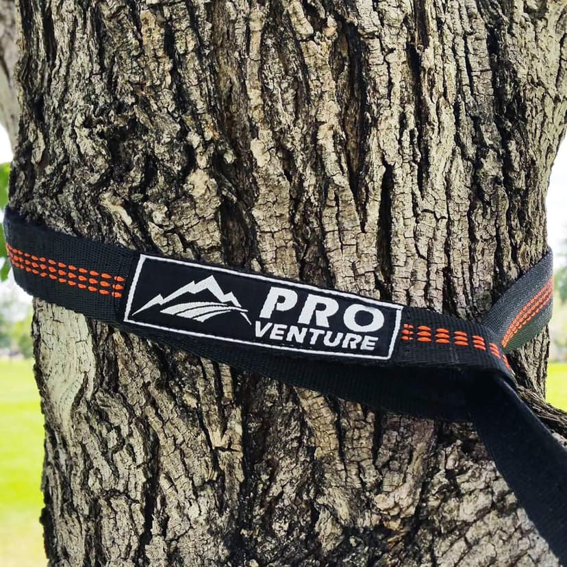 Hammock Straps and 2 Carabiners, 30+2 Loops, 1200lbs Breaking Strength (500lbs Rated) | 100% Non-Stretch, Lightweight, Portable Camping - Quick, Easy Setup | Heavy Duty + Tree Friendly
