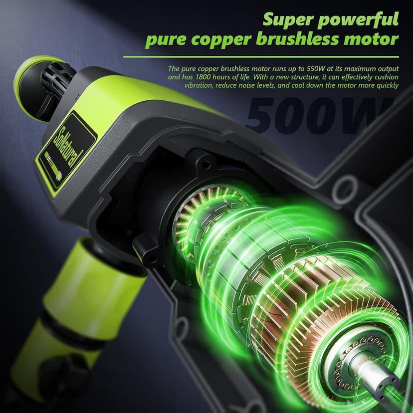 Cordless Pressure Washer, 1070PSI Portable Power Washer with 2 x 3.0Ah Battery, 6-in-1 Nozzle, 3 Speed Adjustment LCD Touch Screen, Handheld High-Pressure Electric Washer for Car/Fence/Floor/Patio