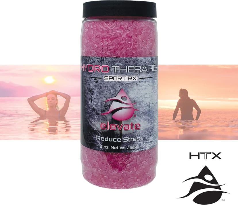InSPAration 7491 HTX Elevate Therapies Crystals for Spa and Hot Tubs, 19-Ounce,Pink