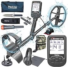 Nokta The Legend Pro Pack Metal Detector Kit Seasoned Hunter Pack (Pointer,Digger,Carrying Case,Cap) Professional Set for Adults Waterproof Rechargeable Multi-Frequency Detectors for Treasure Hunting
