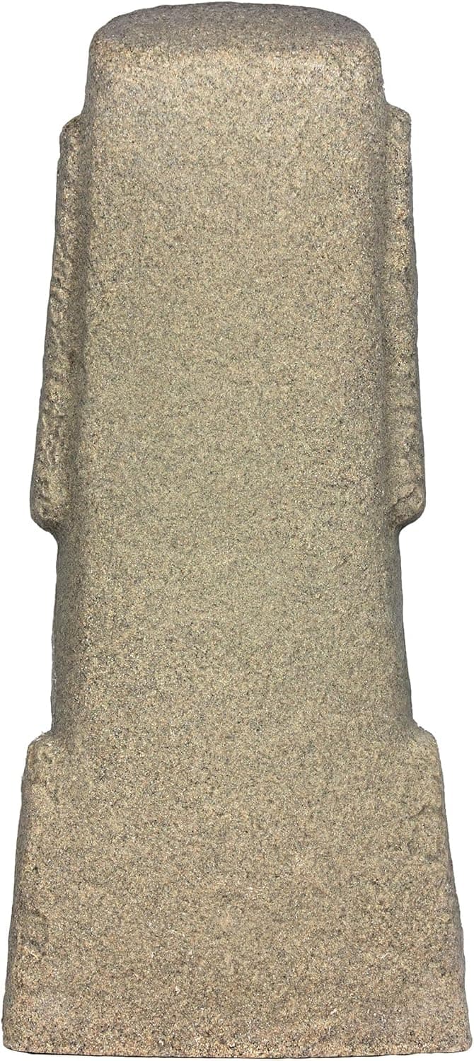 EMSCO Group Easter Island Head Statue – Natural Sandstone Appearance – Made of Resin – Lightweight – 28” Height