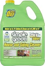 Oxy Solve House and Siding Pressure Washer Cleaner - Removes Stains from Mold & Mildew on Vinyl, Aluminum, Wood, Brick, Stucco - Concentrate 1 Gal.