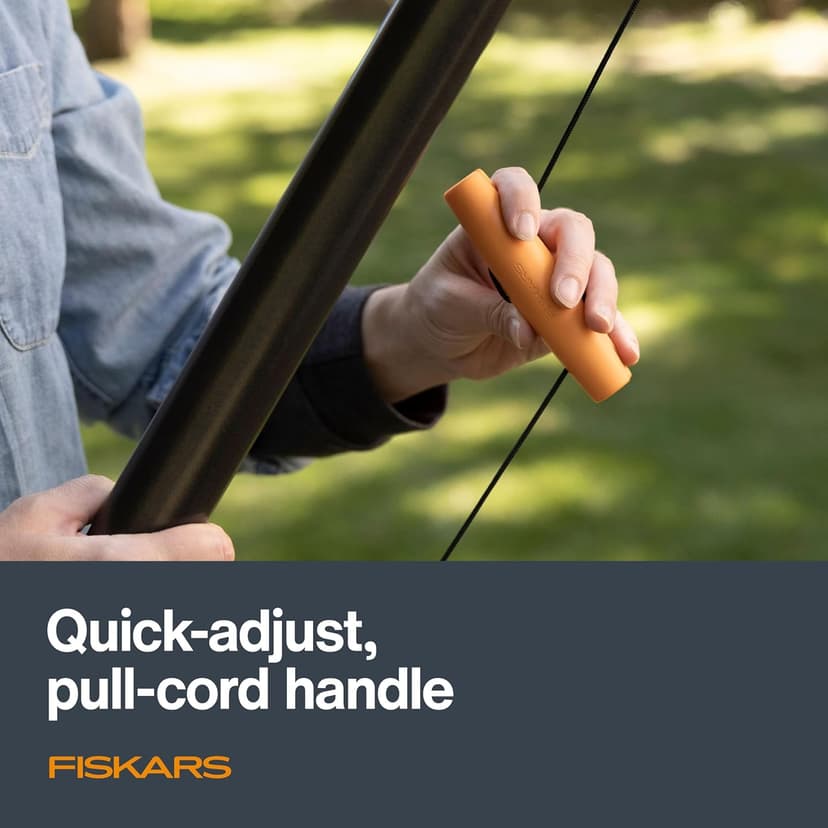 Fiskars XtendControl Rotating Tree Pruner Head with Automatic Cord Reel with 45 Degree Rotation, Compatible with all XtendControl Extension Poles (Pole Not Included)