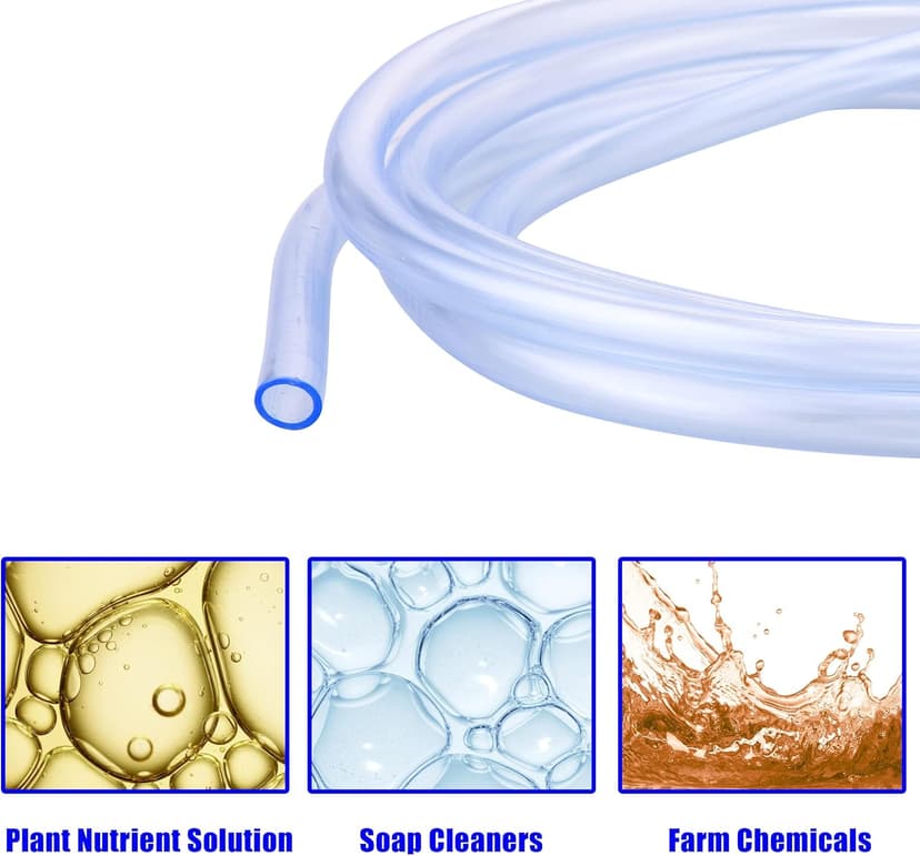 PWACCS Pressure Washer Siphon Hose with Filter, Downstream Soap Chemical Injector Parts for Power Washing, 10 Feet, 2 Filters