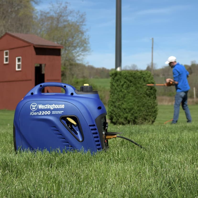 Westinghouse 2200 Peak Watt Super Quiet & Lightweight Portable Inverter Generator, Gas Powered, Parallel Capable, Long Run Time