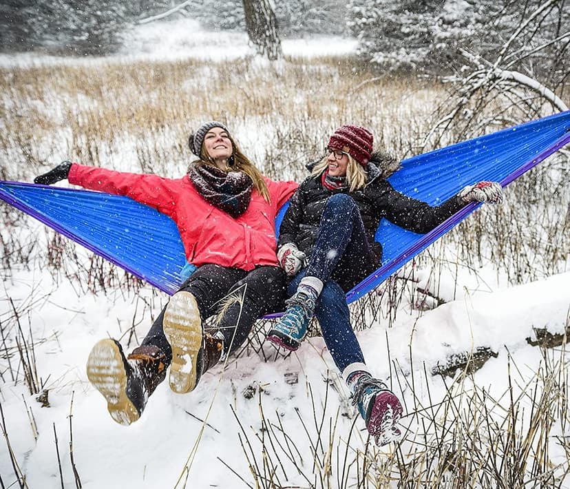 ENO DoubleNest Hammock - Lightweight, Portable, 1 to 2 Person Hammock - for Camping, Hiking, Backpacking, Travel, a Festival, or The Beach - Seafoam/Grey