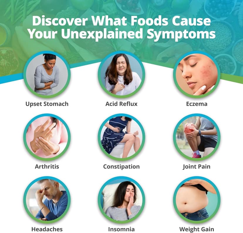 5Strands Food Intolerance Test, 640+ Items Tested, Food Sensitivity at Home Test Kit for Adults & Kids, Accurate Hair Analysis, Results in 5 Days