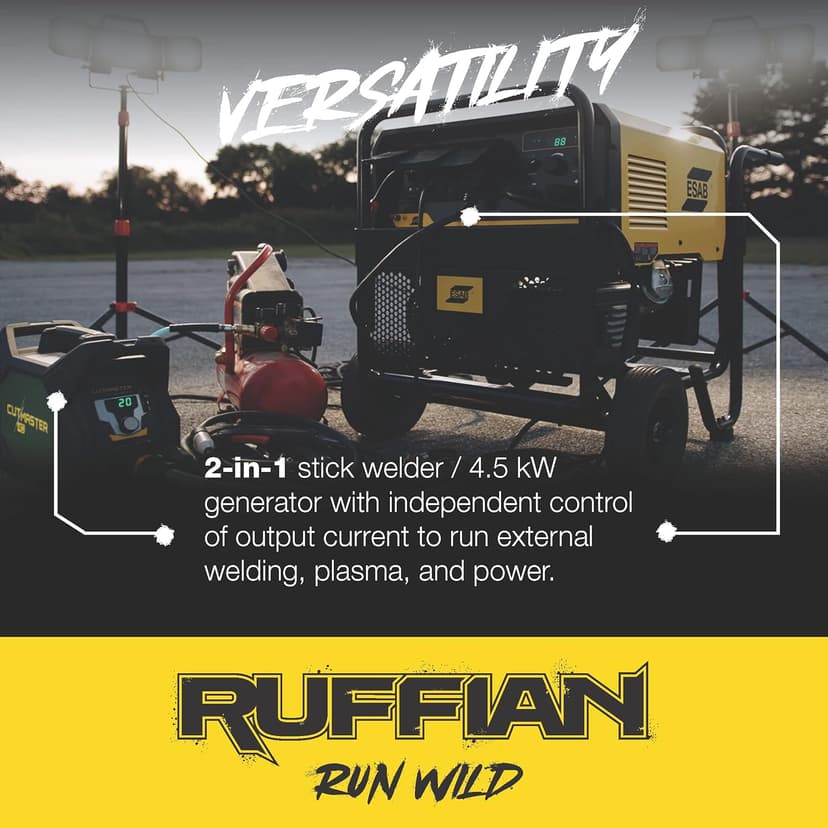ESAB® RUFFIAN™ ES 150G Engine Driven Welder, 4.5 kW
