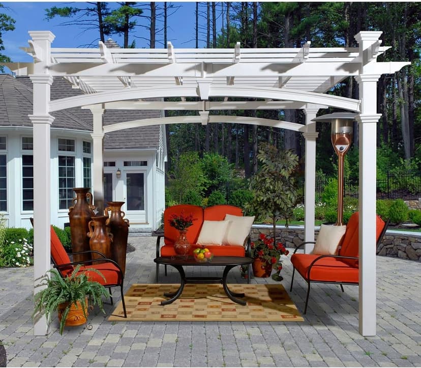 Venetian 10' x 10' Vinyl Pergola