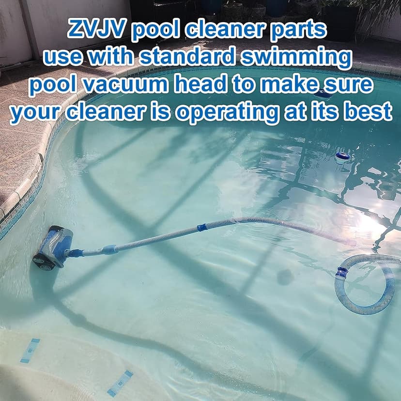 One Year Warranty 5 Pack Premium R0527700 Pool Cleaner Hoses, Twist Lock Pool Vacuum Hose Replacement Kit Compatible with Zodiac Baracuda MX6,MX8,X7,T3,T5 Swimming Pool Cleaner