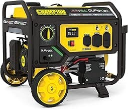 Champion Power Equipment 4750-Watt Dual Fuel Portable Generator with Electric Start, Wheel Kit