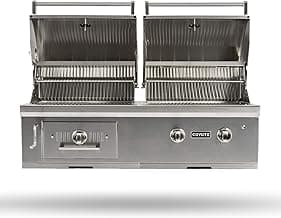 Coyote 50-Inch Built-in Natural Gas/Charcoal Dual Fuel Hybrid Grill - C1HY50NG