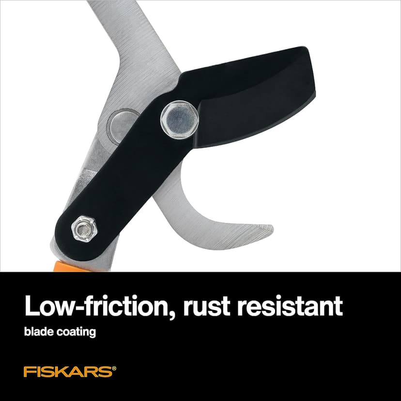 Fiskars 28-Inch Power-Lever Garden Bypass Lopper and Tree Trimmer, Sharp Precision-Ground Steel Blade for Cutting Branches up to 1.75-Inch Diameter