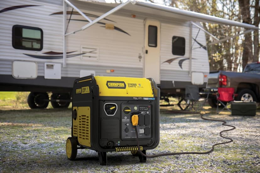 Champion Power Equipment 11,000-Watt Wireless Remote Start Tri Fuel Home Backup Portable Inverter Generator with Quiet Technology and CO Shield®