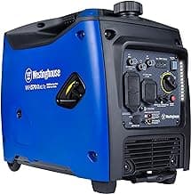 Westinghouse Outdoor Power Equipment 3700 Peak Watt Super Quiet Portable Inverter Generator, Wheel & Handle Kit, RV Ready 30A Outlet, Gas Powered, CO Sensor, Parallel Cord Included