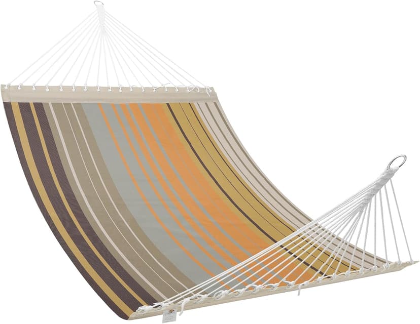 Patio Watcher 13 FT Quick Dry Textilene Hammock - Outdoor Double Hammock - Heavy Duty for Outside - 450 lbs Capacity - Coffee