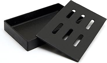 GrillPro 00150 Cast Iron Smoker Box , Black , 5" L x 1.5" H x 8" W