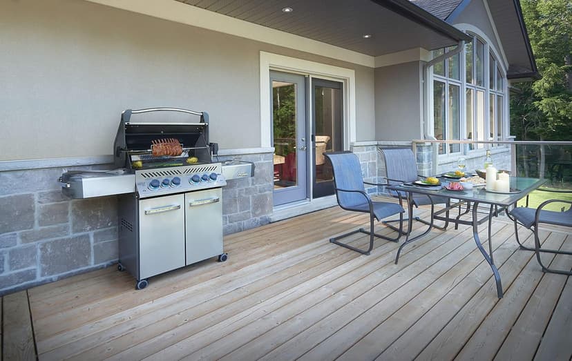 Napoleon P500RSIBPSS-3 Prestige 500 RSIB Propane Gas Grill, sq. in + Infrared Side and Rear Burner, Stainless Steel