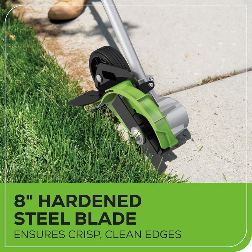 Greenworks 80V 8" Brushless Cordless Edger, Battery and Charger Not Included