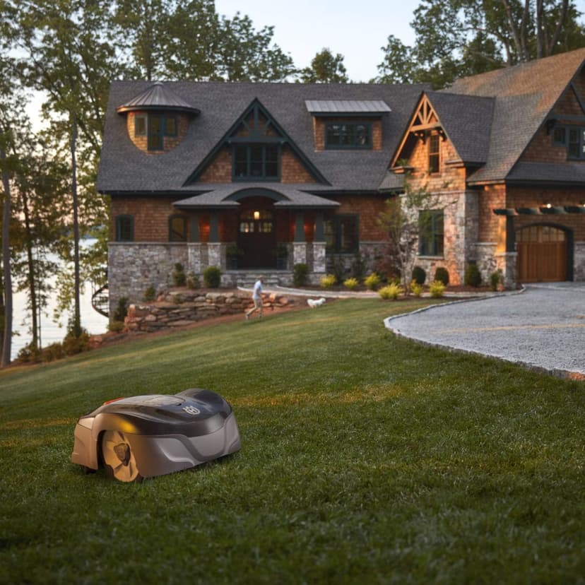 Husqvarna Automower 115H 4G Robotic Lawn Mower with Patented Guidance System, Automatic Lawn Mower with Self Installation and Ultra-Quiet Smart Mowing Technology for Small to Medium Yards (0.4 Acre)