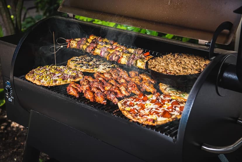 Traeger Grills Pro 34 Electric Wood Pellet Grill and Smoker, Bronze, 884 Square Inches Cook Area, 450 Degree Max Temperature, Meat Probe, 6 in 1 BBQ Grill