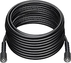 Westinghouse 50 ft PVC Pressure Washer Hose - 3400 Max PSI - For Gas and Electric Pressure Washers