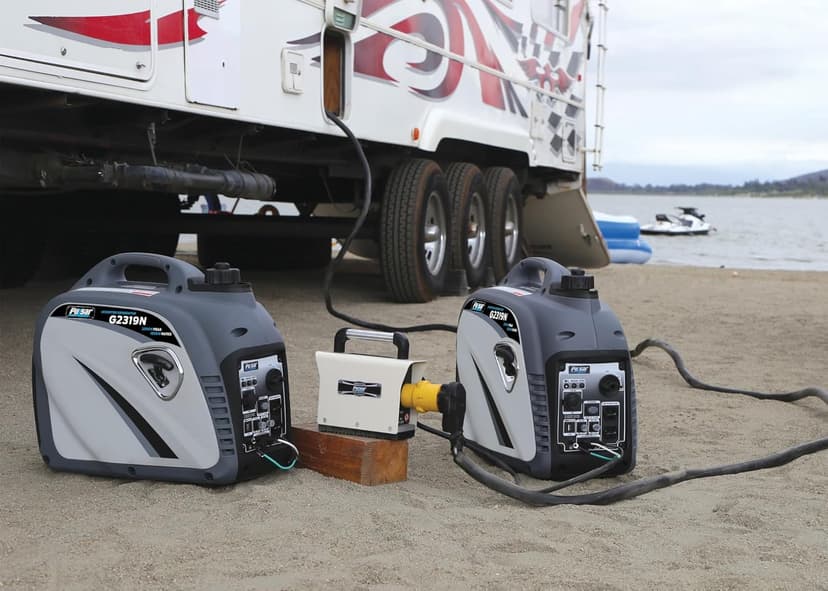 Pulsar 2,300W Portable Gas-Powered Quiet Inverter Generator With USB Outlet & Parallel Capability, Carb Compliant, G2319N